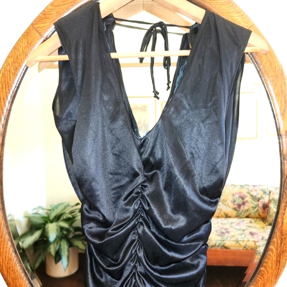 Vintage Media One Midnight Black Dress - Picture 2 of 8